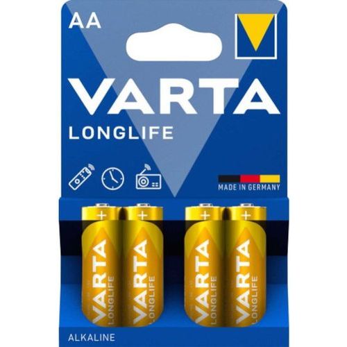 Batterie VARTA  AA 4 Piles Longlife AlKaline  4Pcs - 3
